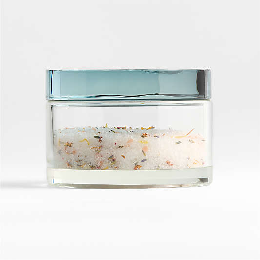 Astoria Medium Clear Glass Bathroom Canister