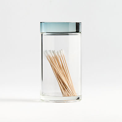 View Astoria Large Clear Glass Bathroom Canister details