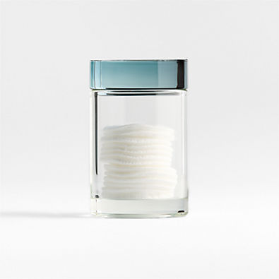 View Astoria Small Clear Glass Bathroom Canister details
