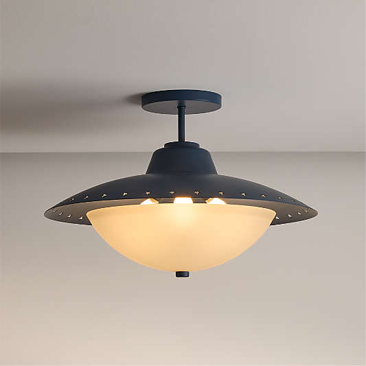 Astro Star Kids Semi-Flush Mount Ceiling Light