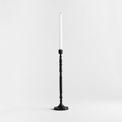 View Astryd Black Metal Taper Holder 18" details