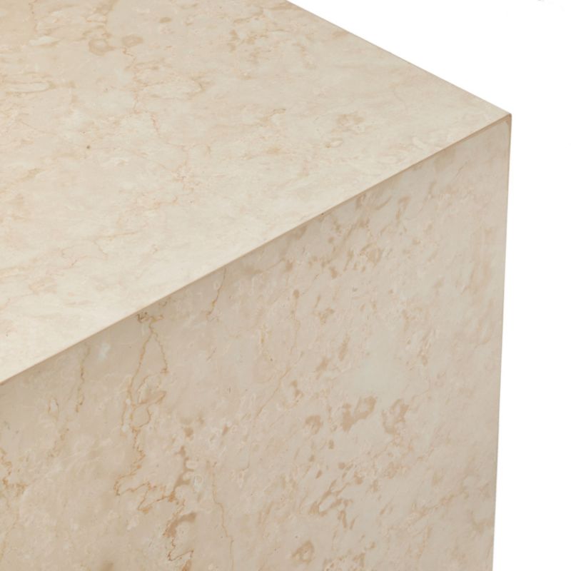 Athens Marble Outdoor End Table - image 5 of 7