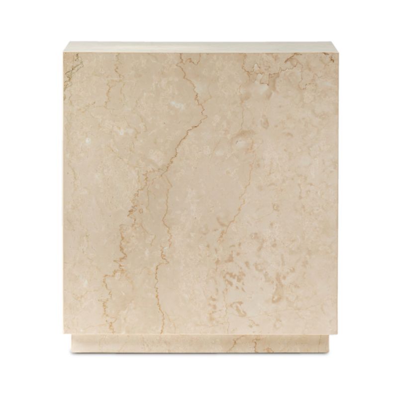 Athens Marble Outdoor End Table - image 4 of 7