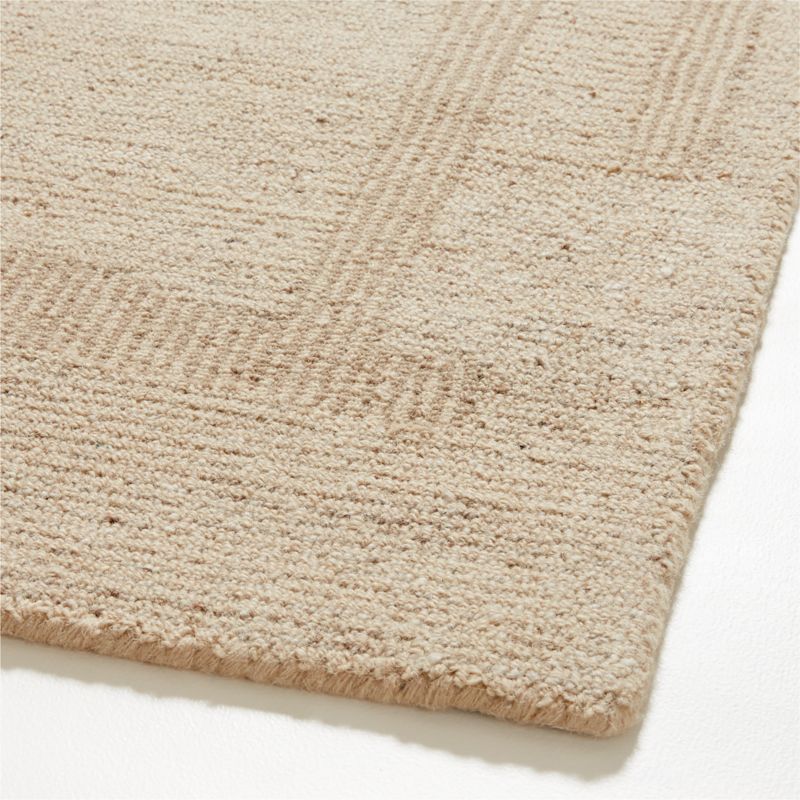 Athens Wool Hand-Tufted Sand Brown Area Rug 10'x14' - image 4 of 5