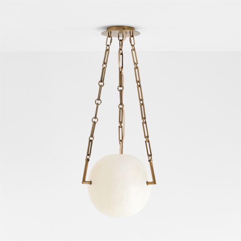 Atlas Alabaster Globe Pendant Light - image 7 of 9