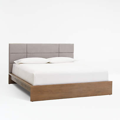 Atlas King Bed Reviews Crate And, Crate And Barrel King Size Bed