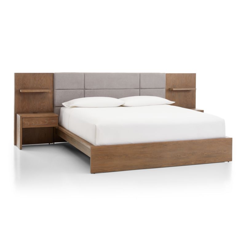 Atlas King Bed with Panel Nightstands - image 12 of 13