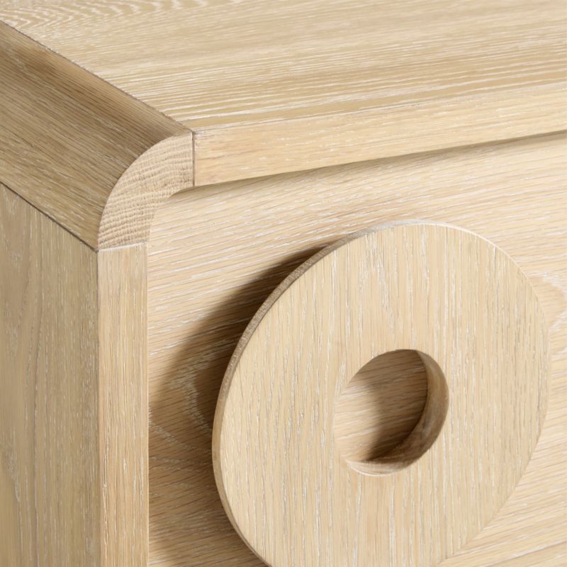 Atlas Natural Oak Wood Narrow 3-Drawer Kids Dresser - image 7 of 8