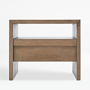 Atlas Left One Panel Night Stand with Light