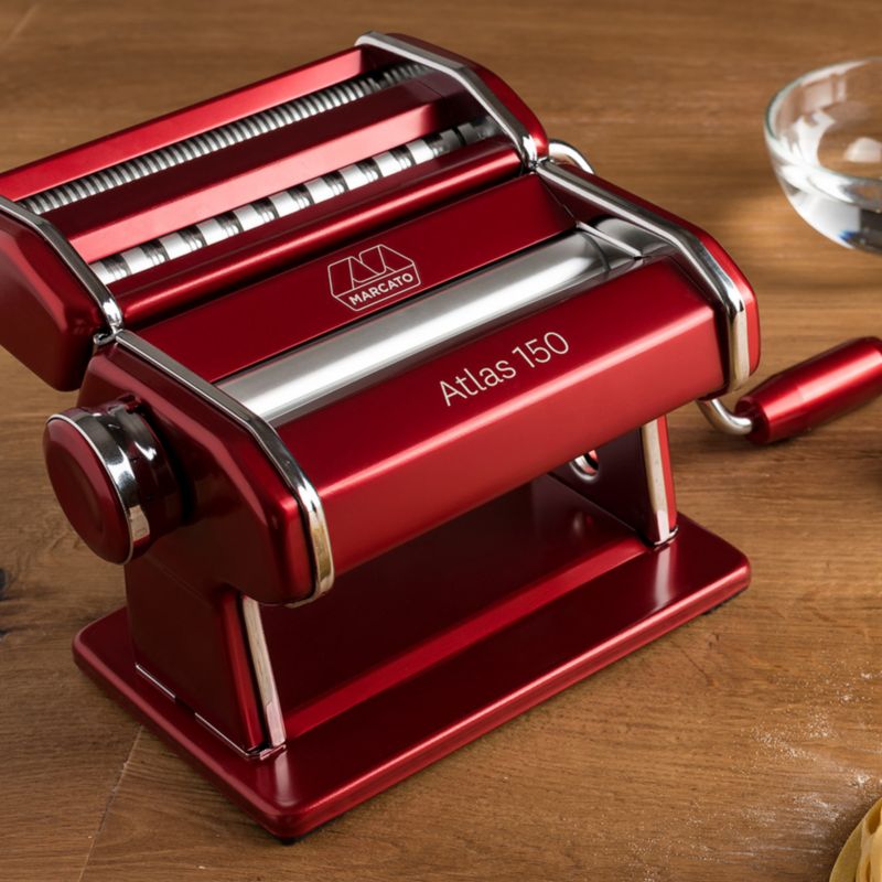 Atlas 150 Aluminum Red Pasta Maker - image 6 of 7