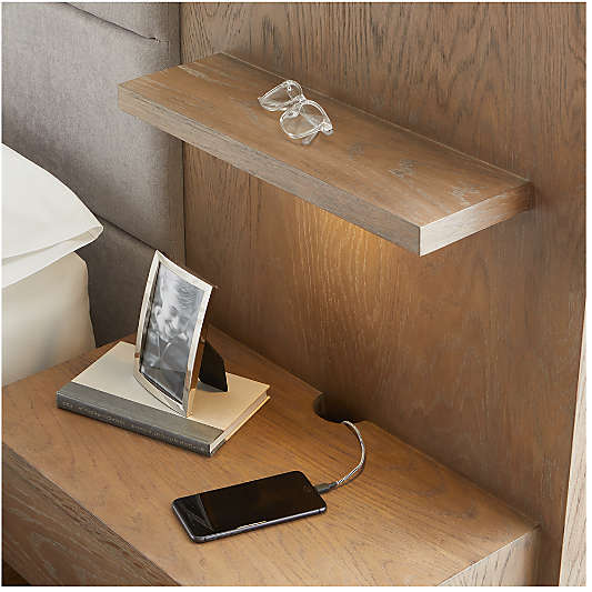 Atlas Right One Panel Night Stand with Light