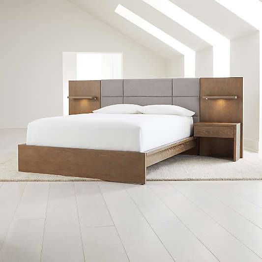 Atlas Queen Bed with Panel Nightstands