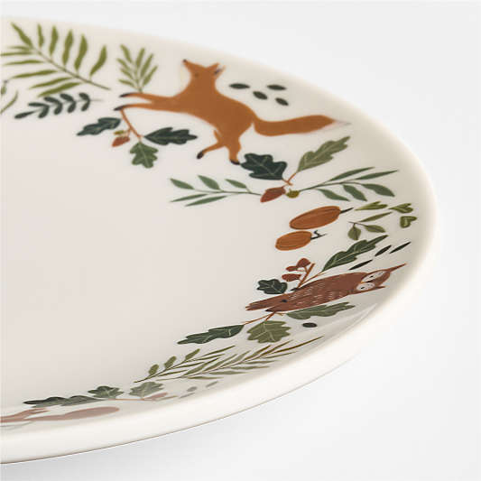 Autumn Melamine Kids Dinner Plate