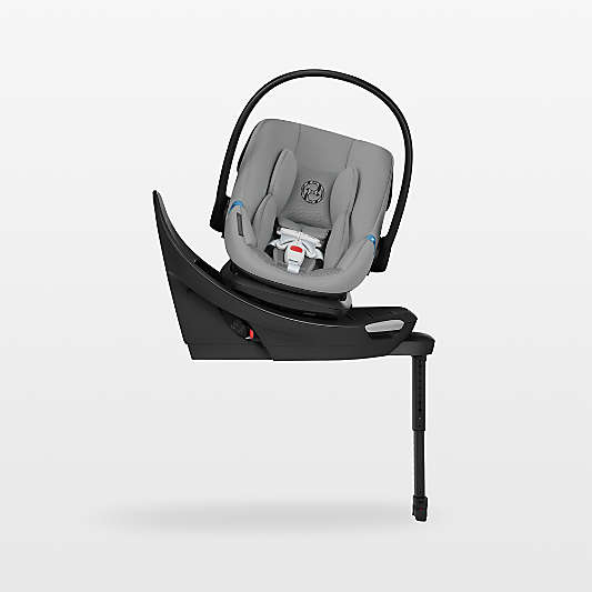 Cybex Aton G2 Stone Grey Swivel Infant Car Seat with Load Leg Base
