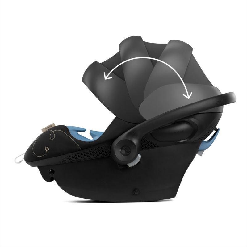 CYBEX Moon Black Aton G Swivel Baby Car Seat - image 7 of 13