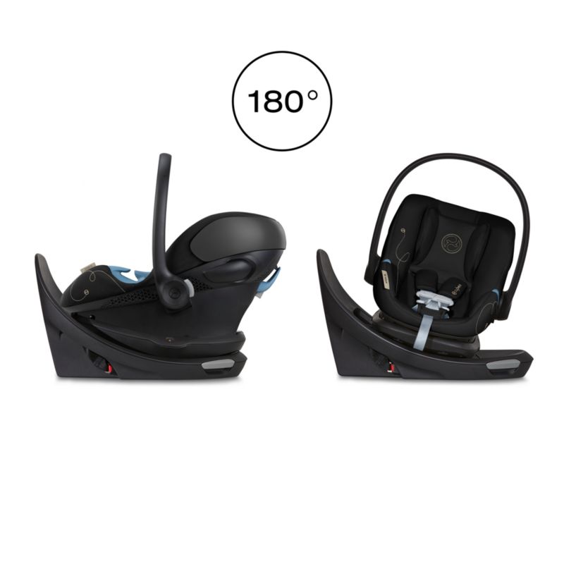 CYBEX Moon Black Aton G Swivel Baby Car Seat - image 8 of 13