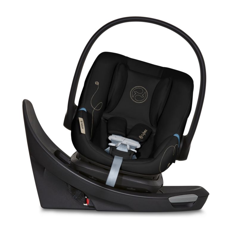 CYBEX Moon Black Aton G Swivel Baby Car Seat - image 1 of 13