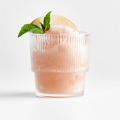 View Atwell 11-Oz. Acrylic Stackable Ribbed Double Old-Fashioned Glass details