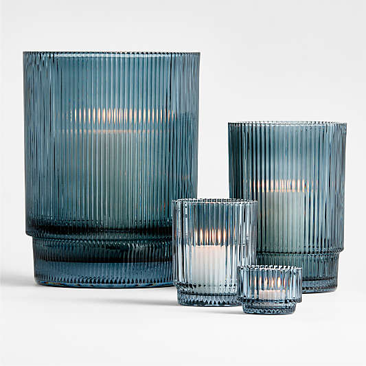 Atwell Blue Tealight Candle Holder