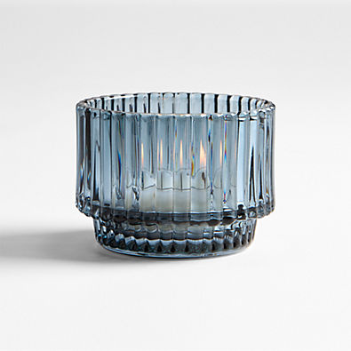View Atwell Blue Tealight Candle Holder details