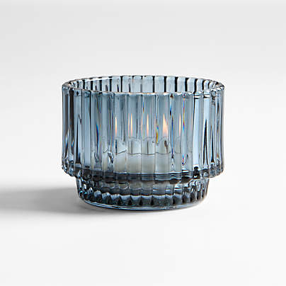 Atwell Blue Tealight Candle Holder