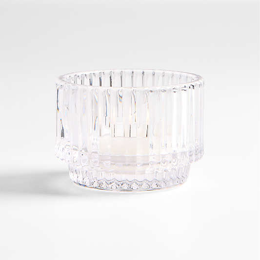 Atwell Clear Tealight Candle Holder