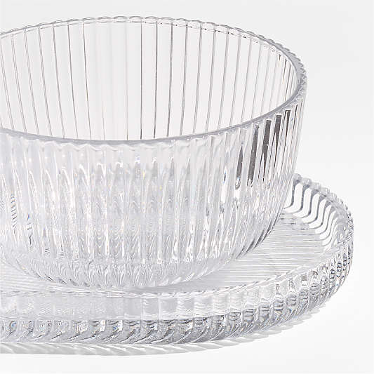 Atwell Glass Tray with Bowl Trio