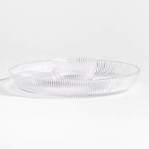 Atwell Glass Chip and Dip with Mini Bowl | Crate & Barrel