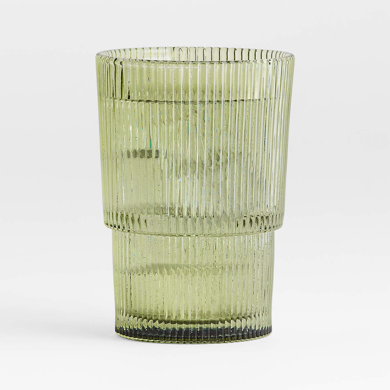 Atwell Moss Green Stackable Highball Glass