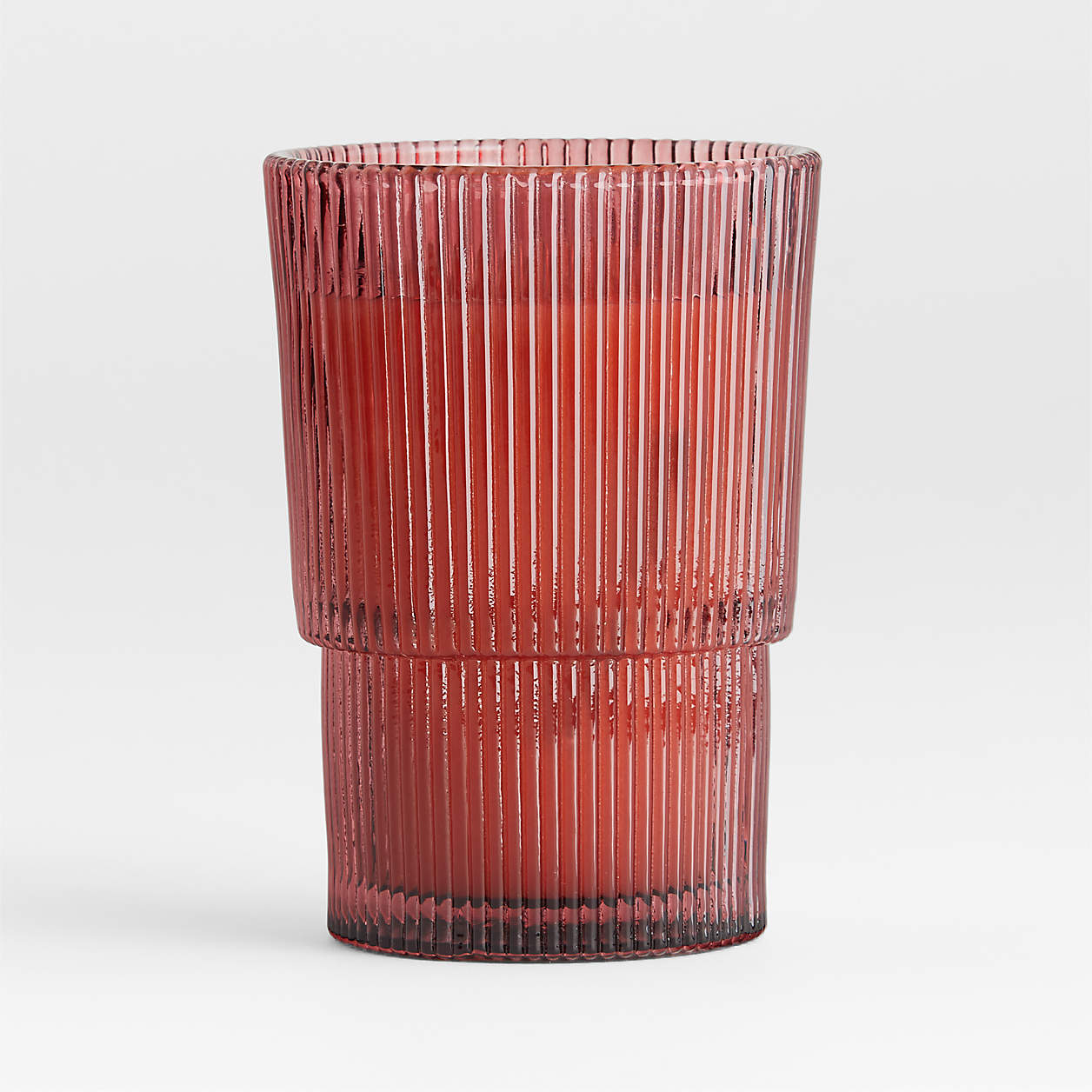 Atwell Orange Highball Glass