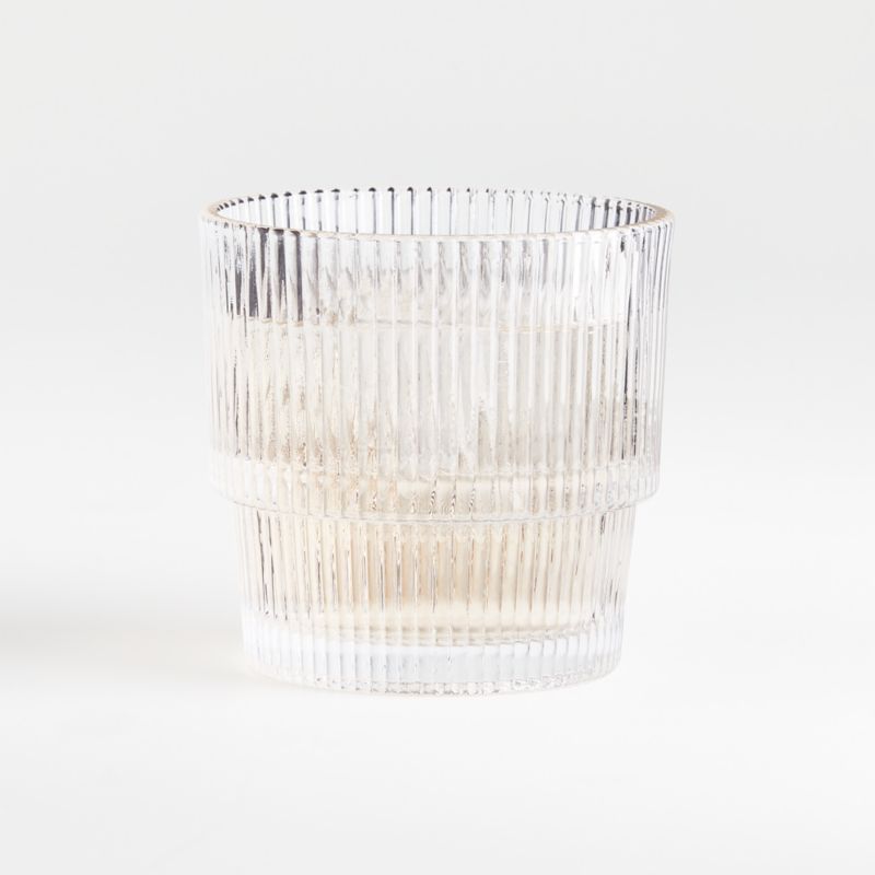 Ribbed Glass Candle Jar Cashmere and Vanilla – Homestyle89