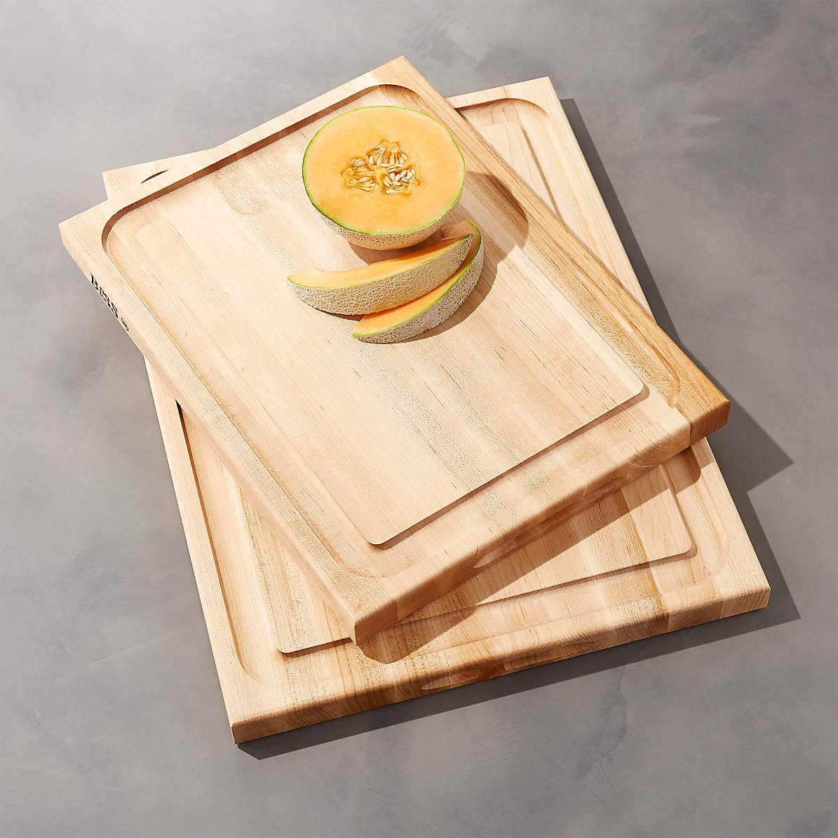 John Boos Au Jus Reversible Maple Cutting Boards | Crate & Barrel