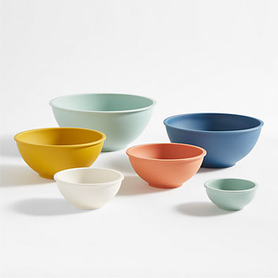 View Aubin melamine colorful bowls, set of 6 details