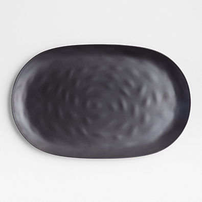 View Audley Dark Grey Bamboo Melamine Serving Platter details