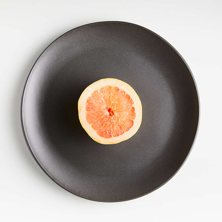 Audley Grey Bamboo and Outdoor Melamine Dinner Plate + Reviews | Crate & Barrel