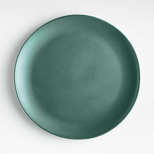 Audley Teal Bamboo and Melamine Dinner Plate