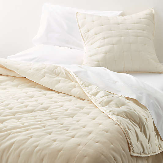 Audra Velvet Ivory King Quilt