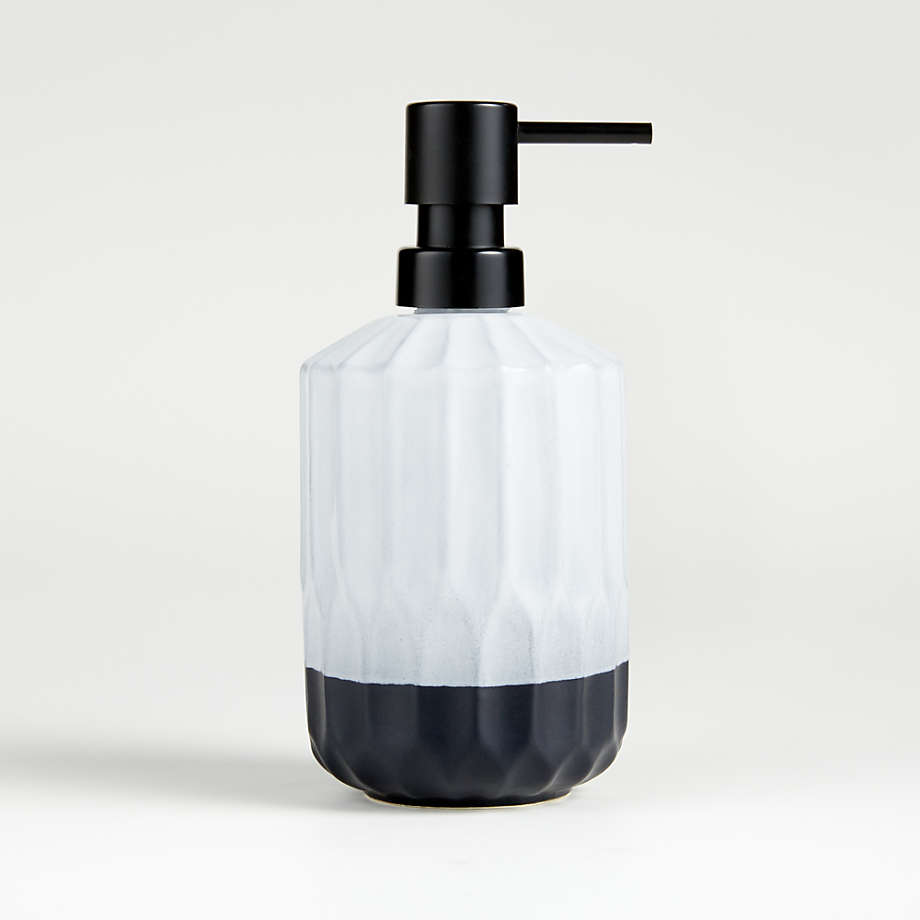 matte black soap pump