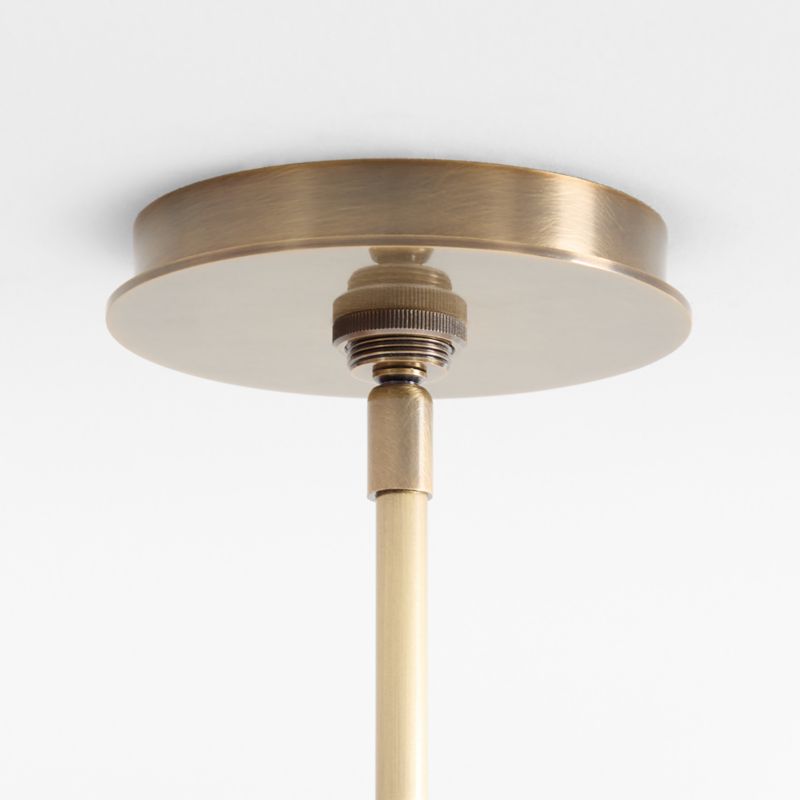 Aurora Brass & Glass Chandelier Light - image 6 of 7