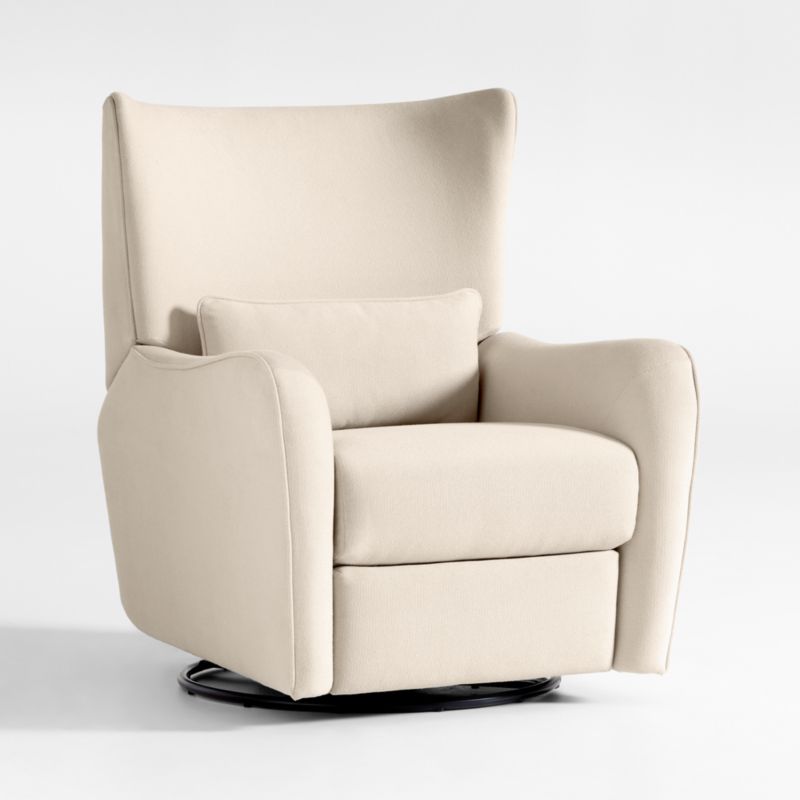 Aurora Natural Nursery Power Recliner Chair with Night-Light, Electronic Control and USB with Metal Base - image 0 of 8