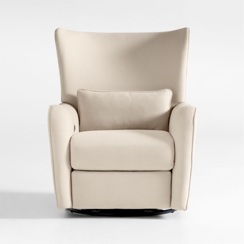 Aurora Natural Nursery Power Recliner Chair with Night-Light, Electronic Control and USB with Metal Base - image 2 of 8