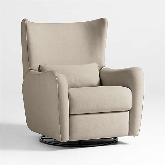 Aurora Sand Castle Nursery Electronic Power Recliner with Night Light