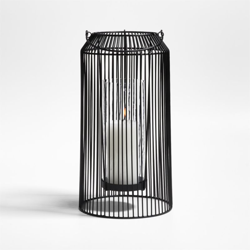 Black metal deals outdoor lantern