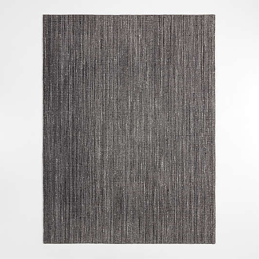 Austin Performance Handwoven Carbon Grey Area Rug