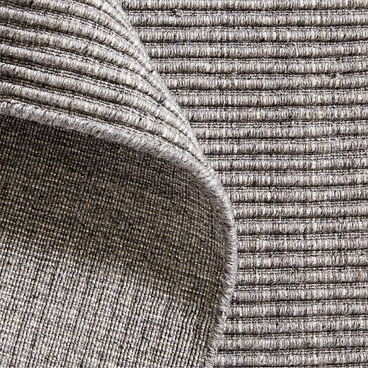 Austin Handwoven Grey Rug Swatch 12"x18"