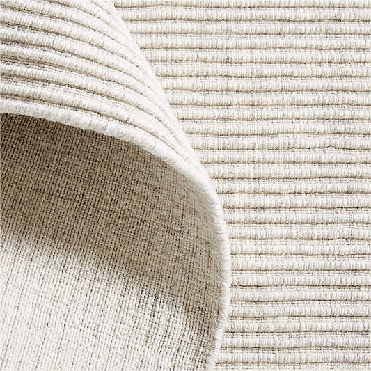 Austin Handwoven Sand Ivory Rug Swatch 12"x18"