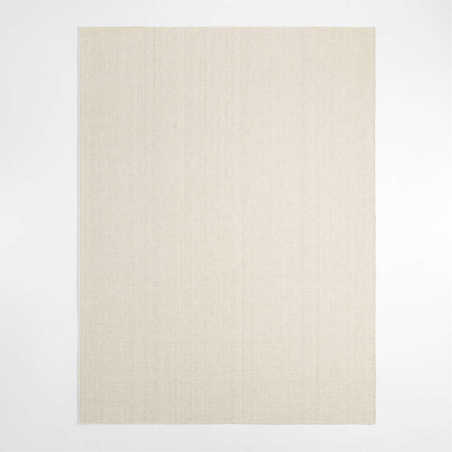 Austin Performance Handwoven Sand Ivory Area Rug 6'x9