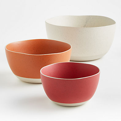 View Autumn Harvest Terracotta Bowls, Set of 3 details