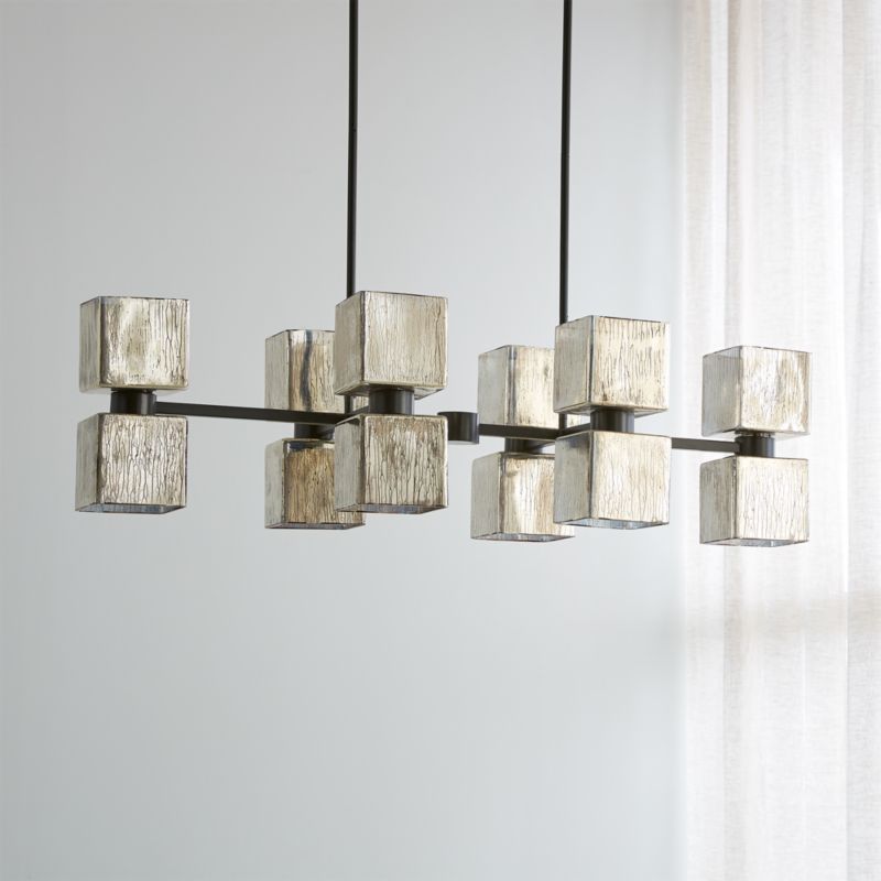 Ava Linear Chandelier + Reviews | Crate 