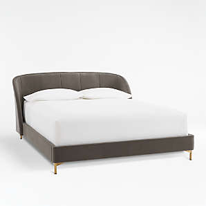 Beds Headboards Crate And Barrel, Crate And Barrel King Size Bed